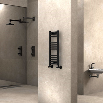 Radiva - Haiti Towel Warmer 300x700 Matte Black Radiva - Haiti Towel Warmer 300x700 Matte Black