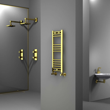 Radiva - Haiti Towel Warmer 300x800 Gold
