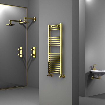 Radiva - Haiti Towel Warmer 400x1000 Gold Radiva - Haiti Towel Warmer 400x1000 Gold