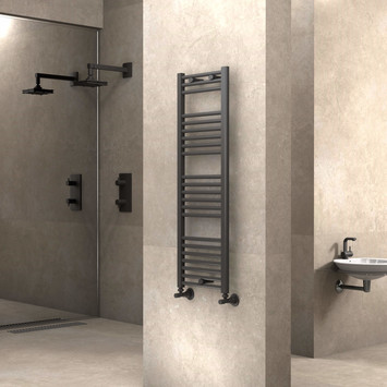Radiva - Haiti Towel Warmer 400x1200 Anthracite Radiva - Haiti Towel Warmer 400x1200 Anthracite