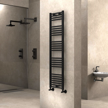 Radiva - Haiti Towel Warmer 400x1500 Matte Black Radiva - Haiti Towel Warmer 400x1500 Matte Black