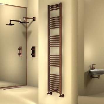 - Haiti Towel Warmer 400x1800 Copper Antique  - Haiti Towel Warmer 400x1800 Copper Antique