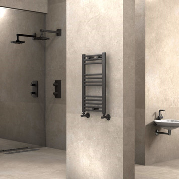 Radiva - Haiti Towel Warmer 400x700 Anthracite