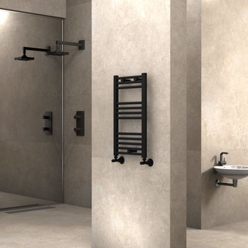 Radiva - Haiti Towel Warmer 400x700 Matte Black