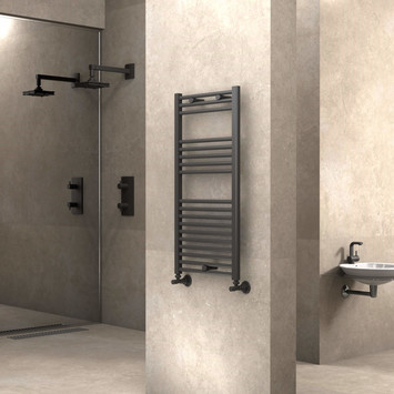 Radiva - Haiti Towel Warmer 500x1000 Anthracite Radiva - Haiti Towel Warmer 500x1000 Anthracite