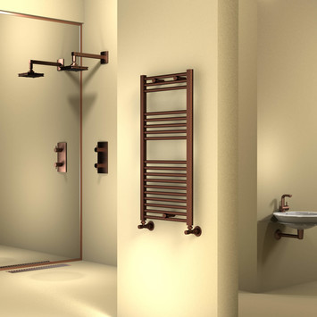 - Haiti Towel Warmer 500x1000 Copper Antique  - Haiti Towel Warmer 500x1000 Copper Antique
