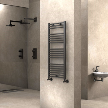 Radiva - Haiti Towel Warmer 500x1100 Anthracite Radiva - Haiti Towel Warmer 500x1100 Anthracite