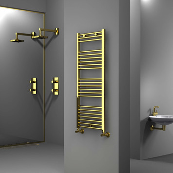 Radiva - Haiti Towel Warmer 500x1200 Gold Radiva - Haiti Towel Warmer 500x1200 Gold