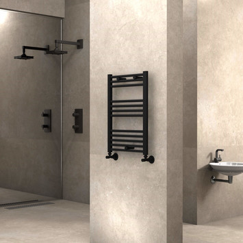 Radiva - Haiti Towel Warmer 500x700 Matte Black Radiva - Haiti Towel Warmer 500x700 Matte Black