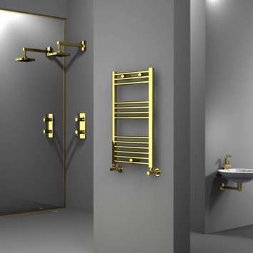 Radiva - Haiti Towel Warmer 500x800 Gold Radiva - Haiti Towel Warmer 500x800 Gold