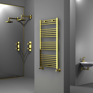 Radiva - Haiti Towel Warmer 600x1100 Gold