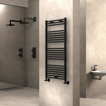 Radiva - Haiti Towel Warmer 600x1200 Matte Black