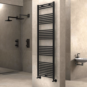Radiva - Haiti Towel Warmer 600x1800 Matte Black Radiva - Haiti Towel Warmer 600x1800 Matte Black