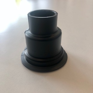 Pipe Sleeve Push - Fit Plastic Black