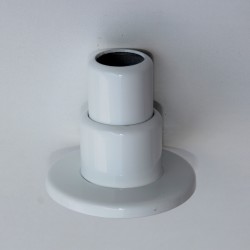 Towel Warmer Tube Hiding Sleeve Stringed Plastic White - Thumbnail