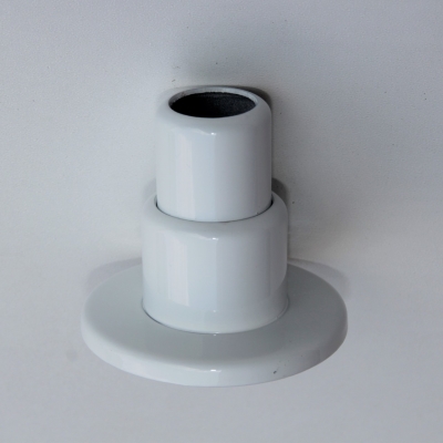 Towel Warmer Tube Hiding Sleeve Stringed Plastic White