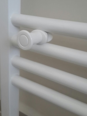 Rob Hook for Towel Warmers White (Plastic)