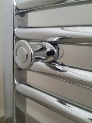 Radiva - Rob Hook for Towel Warmers Chrome (Plastic)