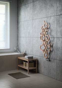 Radiva - HEX Design Towel Warmer 486x1220 Copper