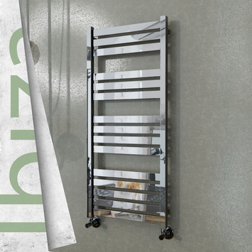  - Ibiza Acier Inoxydable Sèche Serviettes 500x1165 Finition de polissage