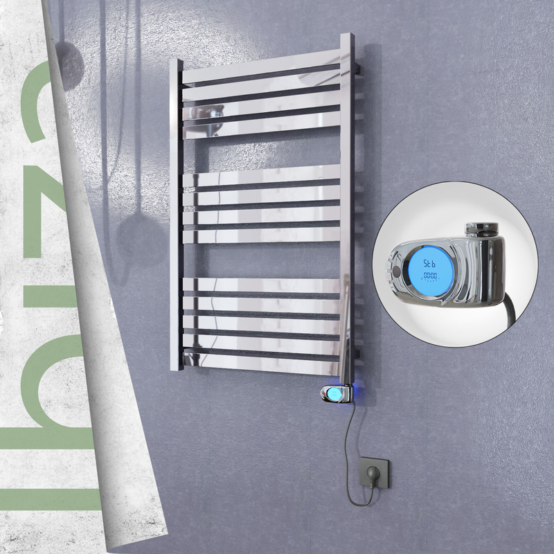 Ibiza Sèche Serviettes Electrique 600x960 Finition de polissage (Thermostat Musa) 300 W