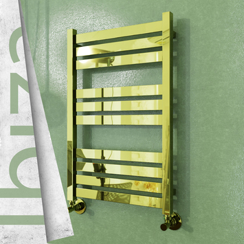  - Ibiza Decorative Towel Warmer 500x780 (Stainless Steel) Gold
