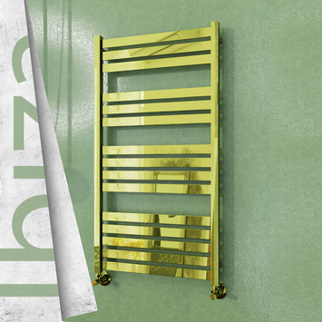  - Ibiza Decorative Towel Warmer 600x1165 (Stainless Steel) Gold