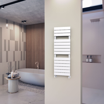Ibiza Stainless Steel Towel Warmer 600x1165 Polished Finish - Thumbnail