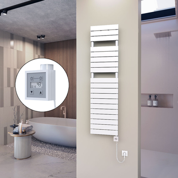 Ibiza Stainless Steel Towel Warmer 600x1165 Polished Finish - Thumbnail