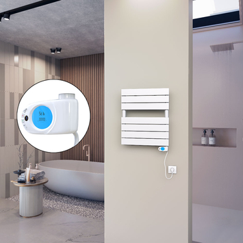 Ibiza Stainless Steel Towel Warmer 600x1165 Polished Finish - Thumbnail