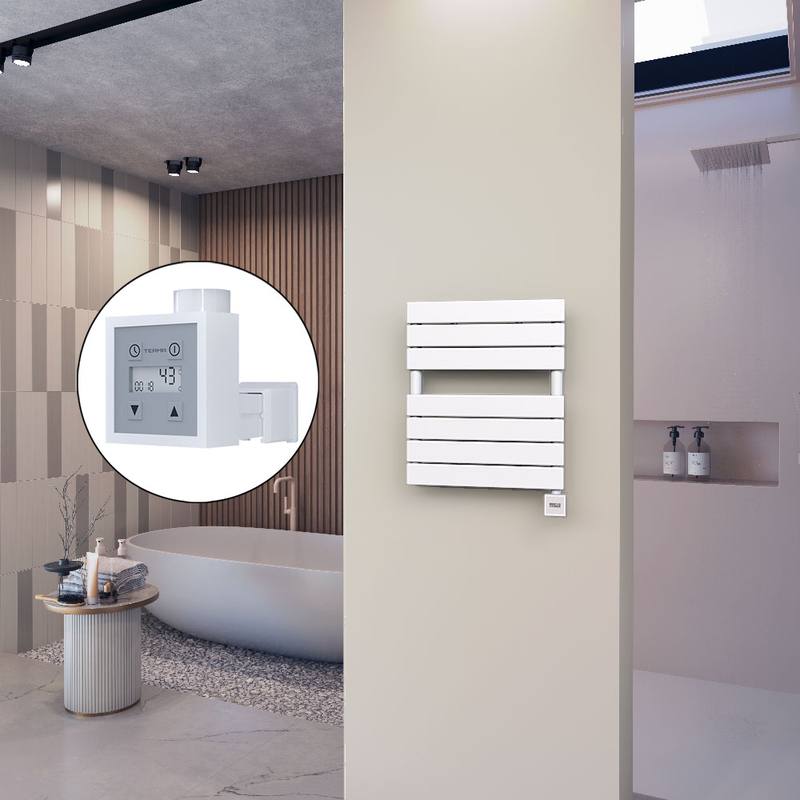 Ibiza Stainless Steel Towel Warmer 600x1165 Polished Finish