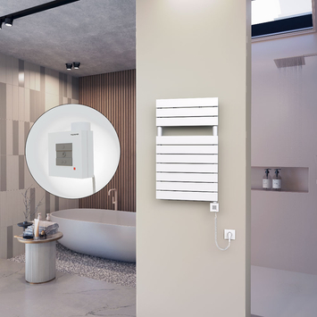 Ibiza Stainless Steel Towel Warmer 600x1165 Polished Finish - Thumbnail