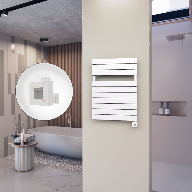 Ibiza Stainless Steel Towel Warmer 600x1165 Polished Finish