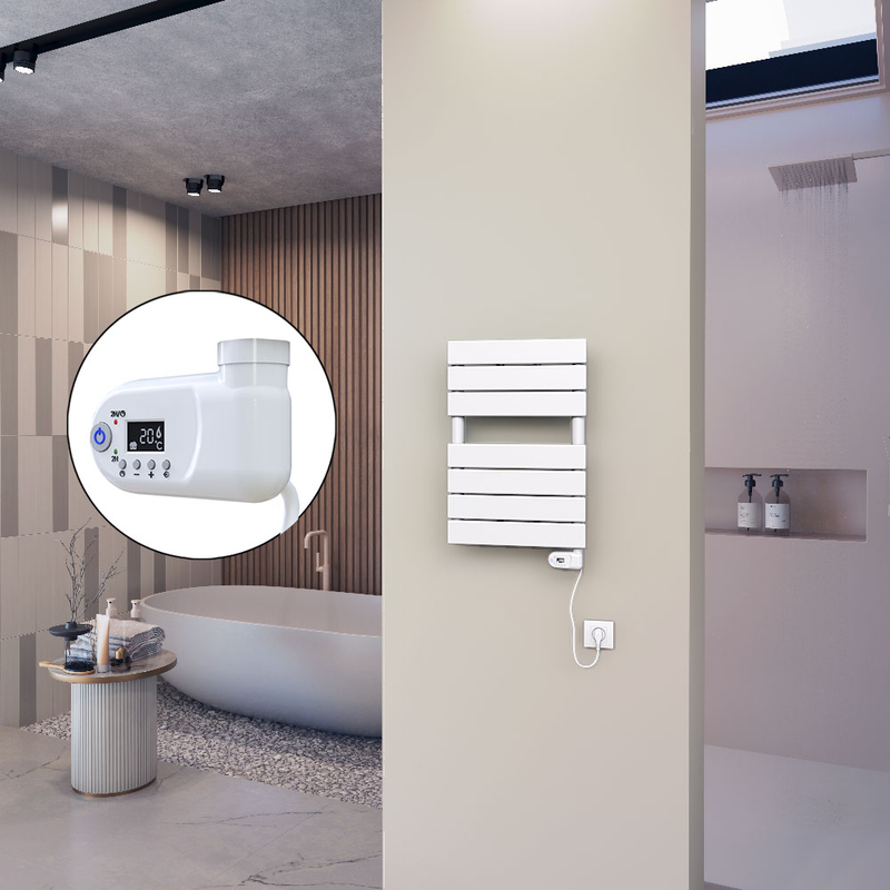 Ibiza Stainless Steel Towel Warmer 600x1165 Polished Finish