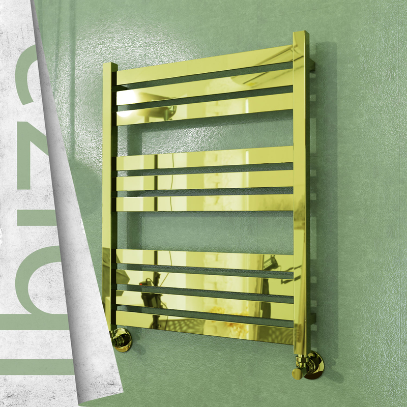 Ibiza Decorative Towel Warmer 600x780 (Stainless Steel) Gold