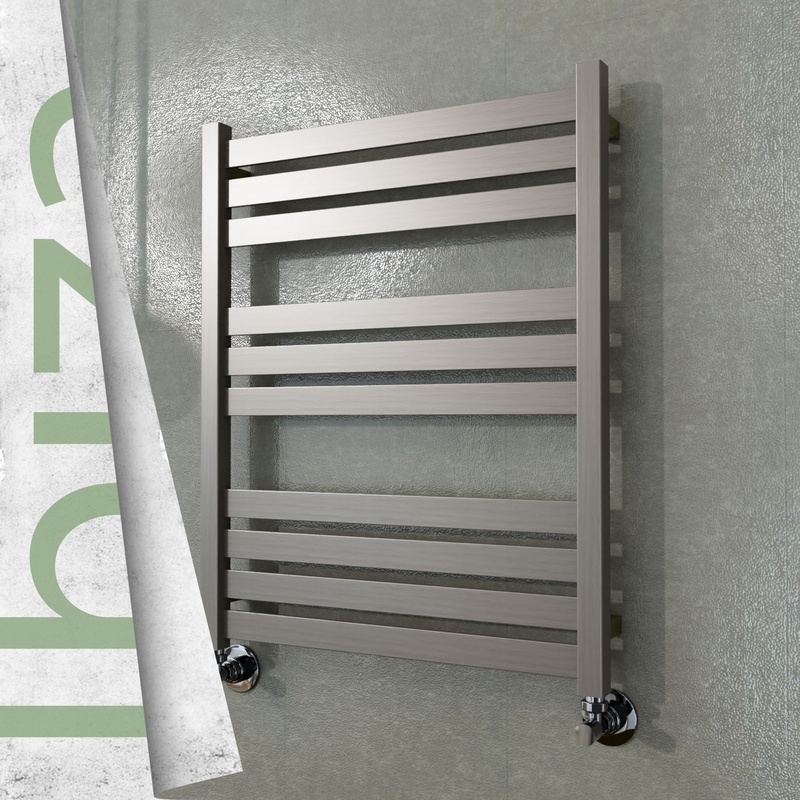 Ibiza Decorative Towel Warmer 600x780 (Stainless Steel) Satine Finish