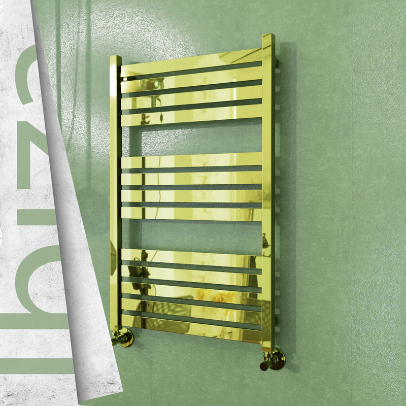 Ibiza Decorative Towel Warmer 600x960 (Stainless Steel) Gold