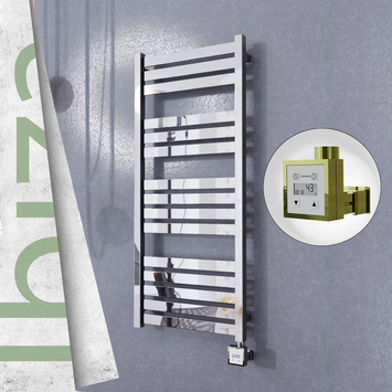 - Ibiza Electric Towel Warmer 500x1165 Polished Finish Ktx3 300 W  - Ibiza Electric Towel Warmer 500x1165 Polished Finish Ktx3 300 W