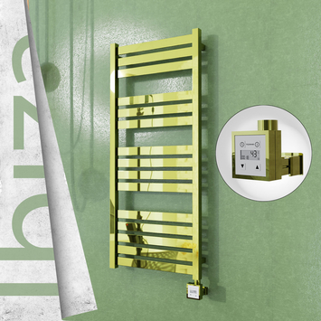 - Ibiza Electric Towel Warmer 500x1165 Gold Ktx3 300 W  - Ibiza Electric Towel Warmer 500x1165 Gold Ktx3 300 W