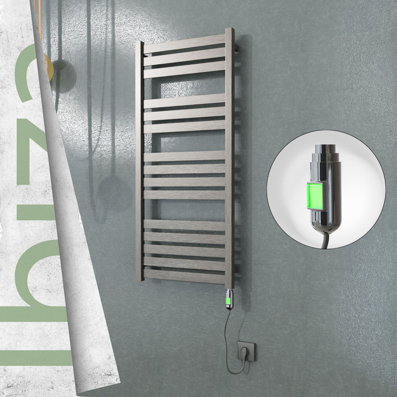 Ibiza Electric Towel Warmer 500x1165 Satine Finish (On/Off) 300 W