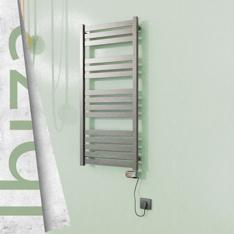 Ibiza Electric Towel Warmer 500x1165 Satine Finish (Thesis Thermostat) 300 W