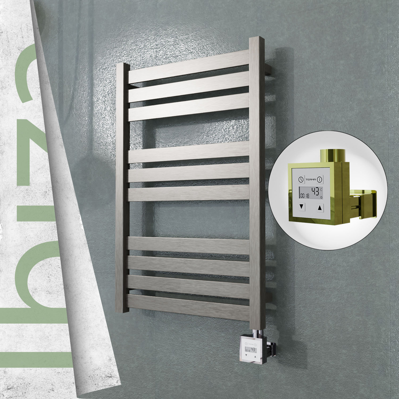 IBIZA Stainless Steel Towel Warmer 500x780 Satin Polishing (KTX3 Thermostat) 300W