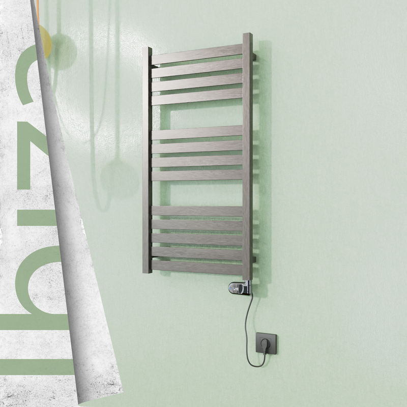 Ibiza Electric Towel Warmer 500x960 Satine Finish (Thesis Thermostat) 300 W