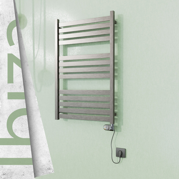 - Ibiza Electric Towel Warmer 600x960 Satine Finish (Thesis Thermostat) 300 W  - Ibiza Electric Towel Warmer 600x960 Satine Finish (Thesis Thermostat) 300 W