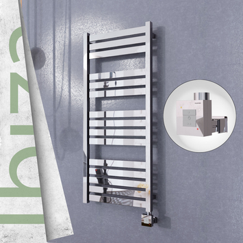 - Ibiza Electric Towel Warmer 500x1165 Mirror Finish Ktx1 300 W  - Ibiza Electric Towel Warmer 500x1165 Mirror Finish Ktx1 300 W