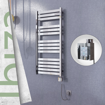 - Ibiza Elektrikli Havlupan 500x1165 Ayna Polisajli Ktx4 300 Watt Spiral Kablolu  - Ibiza Elektrikli Havlupan 500x1165 Ayna Polisajli Ktx4 300 Watt Spiral Kablolu