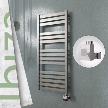 Radiva - Ibiza Elektrikli Havlupan 500x1165 Satine Polisaj (KTX1 Termostat) 300W
