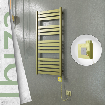 - Ibiza Electric Towel Warmer 500x1165 Satine Finish Ktx1 300 W (Spiral Cable)  - Ibiza Electric Towel Warmer 500x1165 Satine Finish Ktx1 300 W (Spiral Cable)