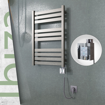 - IBIZA Stainless Steel Towel Warmer 500x780 Satin Polishing (KTX4 Thermostat) 300W Spiral Cable  - IBIZA Stainless Steel Towel Warmer 500x780 Satin Polishing (KTX4 Thermostat) 300W Spiral Cable