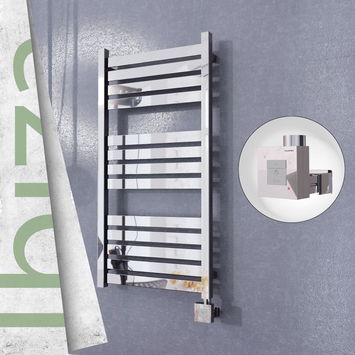 Radiva - Ibiza Sèche Serviettes Electrique 500x960 Finition de polissage Ktx1 300 Watt